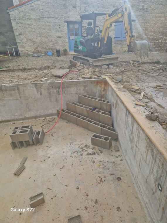 Rénovation de piscine vers Tusson , Angoulême, Azur Piscine & Spa
